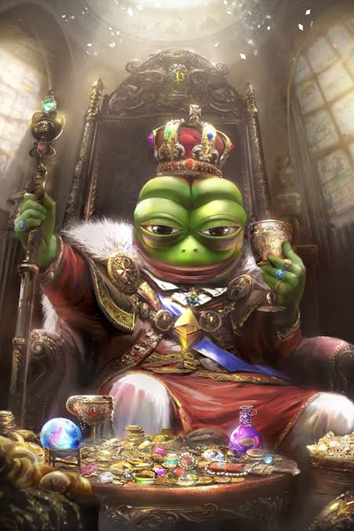 Portrait of pepe-the-frog