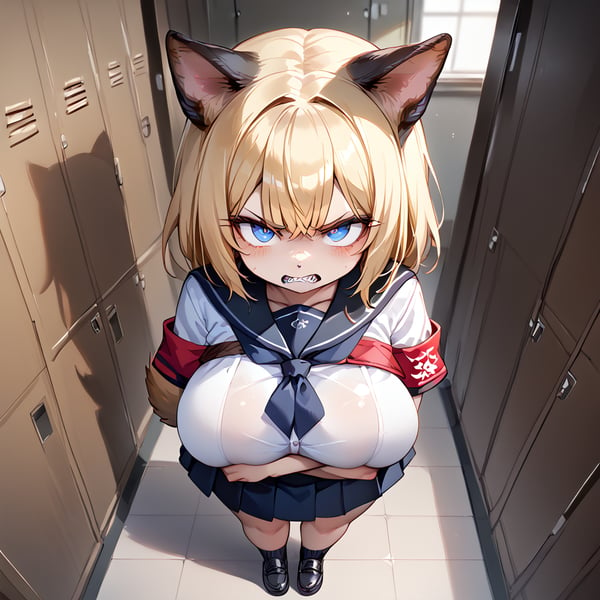 Tsundere-german-doggo girl